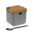 Zaharniță  Versa Gri Ceramică Oțel Bambus Dolomite (8,5 x 8,7 x 8,5 cm)