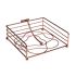 Suport pentru Șervețele Versa Metal Oțel 18,5 x 6,8 x 18,5 cm Multicolor
