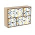 Casetă de Bijuterii Versa Erin 11 x 32 x 32 cm Lemn MDF