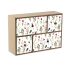 Casetă de Bijuterii Versa Sansa 11 x 32 x 32 cm Lemn MDF