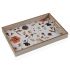 Tavă Versa Květiny Lemn MDF 30 x 5 x 45 cm