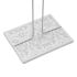 Suport pentru hârtie de bucătărie Versa Damasco Metal Oțel Lemn MDF 16,5 x 31 x 13 cm