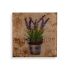 Tablou Versa Lavandă Geam 1 x 30 x 30 cm