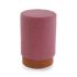 Taburet Versa Roz Lemn 33 x 47 x 33 cm