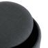 Puf (scaun scund) detașabil Versa Gri Bambus Lemn MDF 36 x 44 x 36 cm (2 Piese)