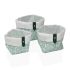 Set de Coșuri Versa Bellis 14 x 14 x 14 cm