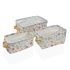 Set de Coșuri Versa Flandes Textilă 18 x 14 x 28 cm 28 x 18 x 14 cm
