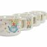 Set de Căni de Cafea DKD Home Decor Multicolor Metal Bambus Dolomite 260 ml
