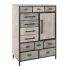 Dulap cu Sertare DKD Home Decor Lemn Metal (80 x 40 x 122 cm)