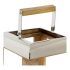 Lucerna DKD Home Decor Argintiu Metal Geam (23 x 23 x 36 cm)