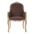 Fotoliu DKD Home Decor Maro Natural Maro închis Lemn de cauciuc 62 x 55 x 100 cm 63,5 x 49,5 x 102 cm