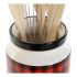 Suport pentru ustensile de bucătărie DKD Home Decor Negru Multicolor 1 L 11,5 x 11,5 x 26 cm