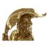 Figură Decorativă DKD Home Decor Auriu* Rășină Colonial Frunza a unei plante 16,5 x 10,6 x 22,5 cm