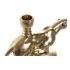 Candelabru DKD Home Decor Auriu* Rășină Aluminiu Leopard Tropical Candelabru 25 x 6 x 14 cm