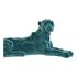 Figură Decorativă DKD Home Decor Verde Roz Rășină Cu șuvițe Leu 26,5 x 9 x 11 cm