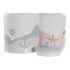 Staniu DKD Home Decor Dolomite Albastru Multicolor Roz deschis Mediterană 15 x 15 x 22 cm (2 Unități)
