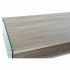 Masa de Cafea DKD Home Decor Multicolor Transparent Natural Lemn Geam Lemn MDF 130 x 65 x 35,5 cm