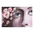 Tablou DKD Home Decor Girl Květiny 120 x 3 x 80 cm Modern (2 Unități)