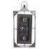Ceas de Perete DKD Home Decor Loft Lemn Fier (29 x 6.5 x 61 cm)