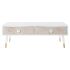 Mobilă TV DKD Home Decor Alb Brad Maro Deschis (120 x 65 x 42 cm)