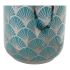 Vază DKD Home Decor Porțelan Turquoise Oriental (15 x 15 x 41.5 cm)