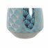 Vază DKD Home Decor Turquoise Porțelan Oriental (18 x 18 x 24 cm)