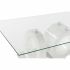 Masa de Cafea DKD Home Decor Alb Transparent Lemn Geam Lemn MDF 110 x 60 x 45 cm