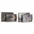 Tavă DKD Home Decor 40,5 x 30 x 6,5 cm Multicolor Lemn MDF (2 Unități)