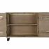 Servantă DKD Home Decor Negru Metal Lemn de mango (140 x 40 x 93 cm)