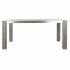 Masă de Sufragerie DKD Home Decor Geam Gri Aluminiu Dub Sticlă Temperată (162 x 92 x 74 cm)