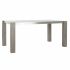 Masă de Sufragerie DKD Home Decor Geam Gri Aluminiu Dub Sticlă Temperată (162 x 92 x 74 cm)