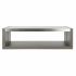 Masa de Cafea DKD Home Decor Geam Aluminiu Dub Sticlă Temperată (120 x 60 x 37,5 cm)