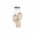 Lustră DKD Home Decor Negru Maro Deschis Metal Bambus 50 W Tropical 220 V 30 x 30 x 94 cm