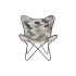 Scaun de Sufragerie DKD Home Decor Alb Negru Bej Gri 74 x 70 x 90 cm