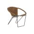 Scaun de Sufragerie DKD Home Decor Negru Maro Deschis 81 x 67 x 71 cm