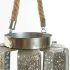 Candelabru DKD Home Decor 21 x 21 x 23 cm Argintiu Metal Въже Arab