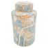 Vază DKD Home Decor Porțelan Albastru Portocaliu 18 x 18 x 30 cm Oriental