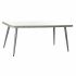 Set de 3 mese DKD Home Decor 166 x 92 x 72 cm Geam ratan sintetic Oțel 83 cm (166 x 92 x 72 cm)