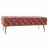 Banchetă DKD Home Decor Roz Auriu* (120 x 45 x 40 cm)