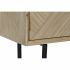 Servantă DKD Home Decor Brad Natural Negru Metal MDF (120 x 35 x 86 cm)