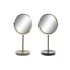 Oglindă cu Efect de Mărire DKD Home Decor 18 x 13 x 32 cm Metal Rășină (2 Unități)