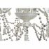 Lustră DKD Home Decor Alb Metal Plastic 40 W Romantic murat 220 V 70 x 70 x 63 cm