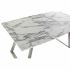 Masă de Sufragerie DKD Home Decor Oțel Alb 160 x 90 x 76 cm Lemn MDF