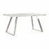 Masă de Sufragerie DKD Home Decor Oțel Alb 160 x 90 x 76 cm Lemn MDF