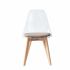 Scaun de Sufragerie DKD Home Decor Bej Lemn Policarbonat 54 x 47 x 81 cm