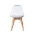 Scaun de Sufragerie DKD Home Decor Gri Lemn Policarbonat 54 x 47 x 81 cm