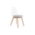 Scaun de Sufragerie DKD Home Decor Gri Lemn Policarbonat 54 x 47 x 81 cm
