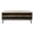 Masa de Cafea DKD Home Decor Negru Maro Deschis Metal Lemn de mango 120 x 60 x 45 cm