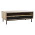 Masa de Cafea DKD Home Decor Negru Maro Deschis Metal Lemn de mango 120 x 60 x 45 cm