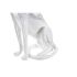Figură Decorativă DKD Home Decor Gri Alb Leopard Rășină Marmură (25 x 18 x 41 cm)
